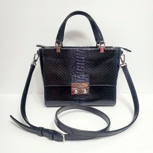 EUC Kate Spade New York Chelsea square lux Bennett crossbody leather handbag